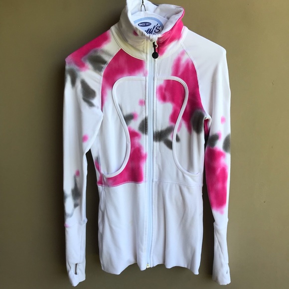 lululemon athletica Jackets & Blazers - RARE Lulu lemon Tye Die Zip Front Jacket w Pockets